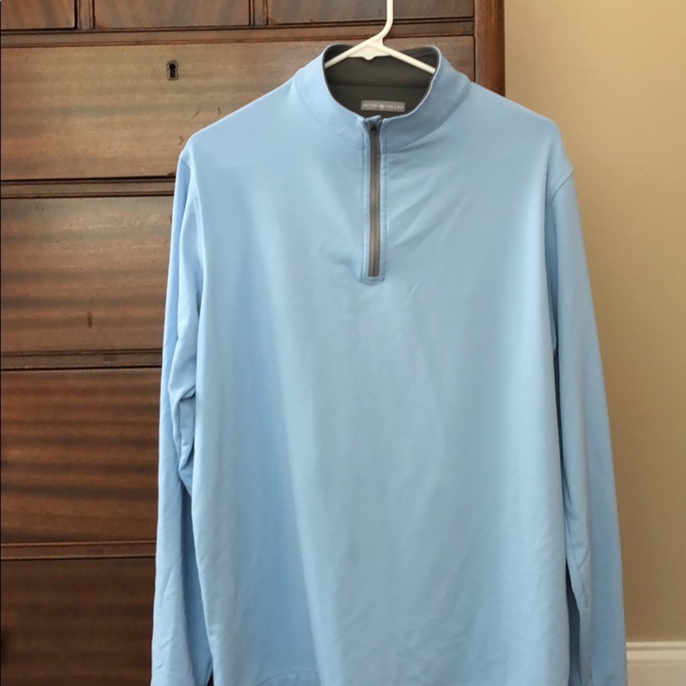 Peter Millar 1/4 Carolina blue